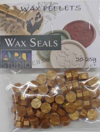 Восък за печати ART STUDIO WAX PELLETS - GOLD