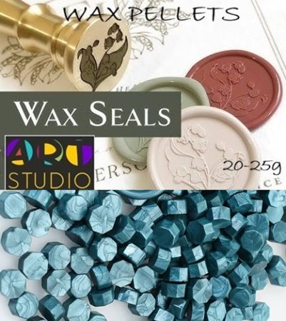 ART STUDIO WAX PELLETS - TURQUOISE PEARL