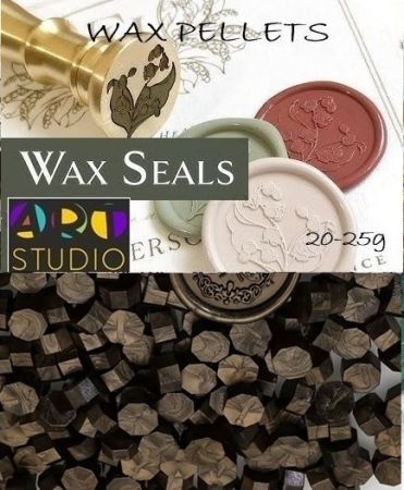 Восък за печати ART STUDIO WAX PELLETS - COFFEE PEARL