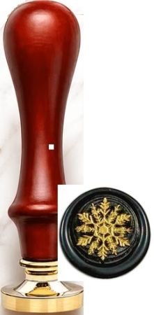 Восъчен печат STAMPERIA  с клише  2,5 см  SNOW FLAKE