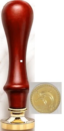 Восъчен печат STAMPERIA  с клише  2,5 см DOLPHIN