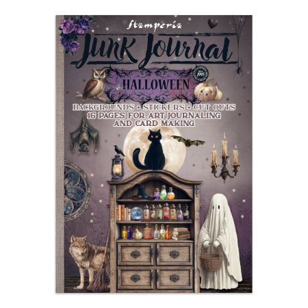 Stamperia Junk Journal Halloween – Stickers, Cut-outs & Backgrounds