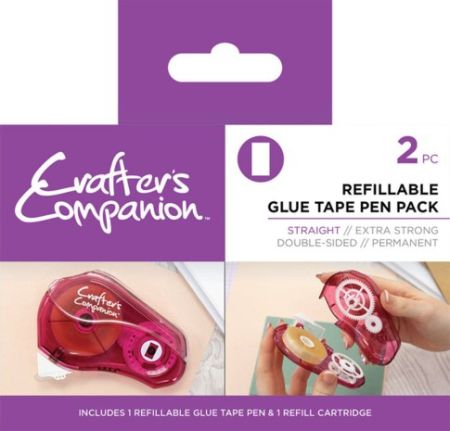 Glue Tape Pen & Refill Pack Straight 8mm x 30 м. + 30 м.