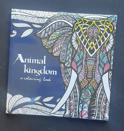 Книжка за оцветяване АНТИСТРЕС  ANIMAL KINGDOM ELEPHANT