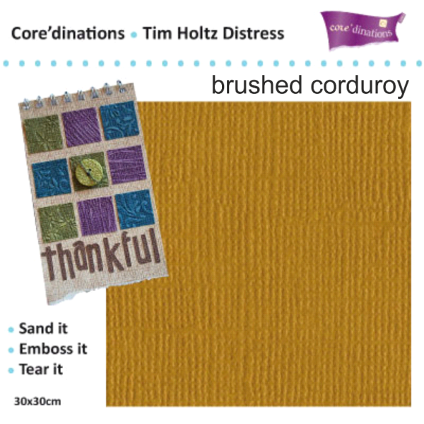 Tim Holtz Distress -`Brushed corduroy`  30.5х30.5 см.