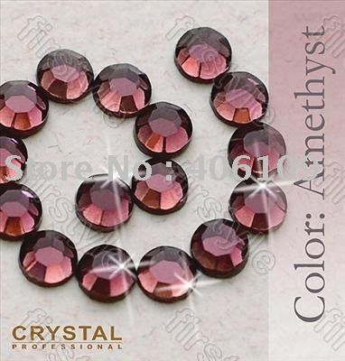 Hot-Fix Deco glass crystals - Кристални камъчета 3мм., 100 бр. - Amethyst