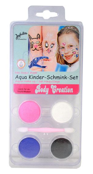 Aqua Make-up set ,Germany  - Комплект бои за лице и тяло + четка, BODY