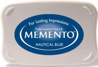 MEMENTO INKPAD -Тампон с ярък отпечатък NAUTICAL BLUE