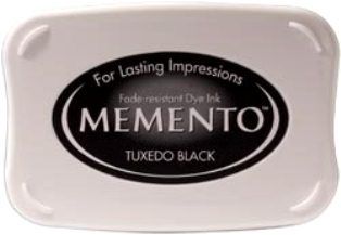 MEMENTO INKPAD - Тампон с ярък отпечатък TUXEDO BLACK