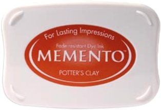 MEMENTO INKPAD - Тампон с ярък отпечатък POTTERS CLAY