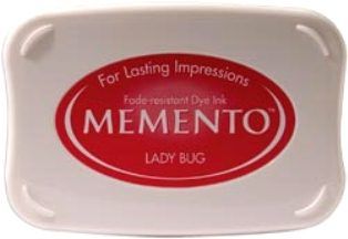 MEMENTO INKPAD - Тампон с ярък отпечатък LADY BUG