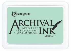 ARCHIVAL INK PAD, USA - Tампон с архивно перманентно мастило, Viridian