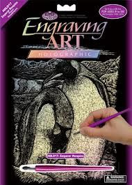 R&L,USA Engraving Art А4 - Картина за гравиране -хамелеон фолио
