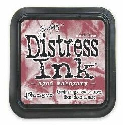Distress ink pad by Tim Holtz - Тампон, "Дистрес" техника - Aged Mahogany