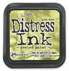 Distress ink pad by Tim Holtz - Тампон, "Дистрес" техника - Peelеd paint