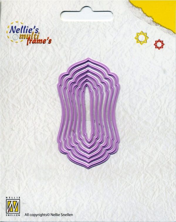 LABELS Nellie Snellen -Орнаментни щанци(TAGS) за рязане и релеф, 6 бр. MFD068