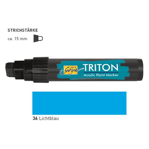 TRITON ACRYLIC MARKER 5-15MM -  Акрилен маркер LIGHT BLUE