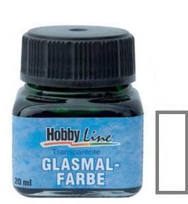 GLASSMAL FARBE  - Витражна боя на спиртна основа  20мл. ПРОЗРАЧНА