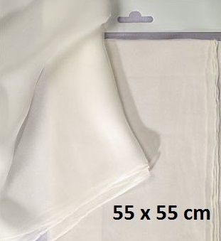 ART SILK  PONGE  - Поръбен шал от Eстествена коприна 55 Х 55 см.