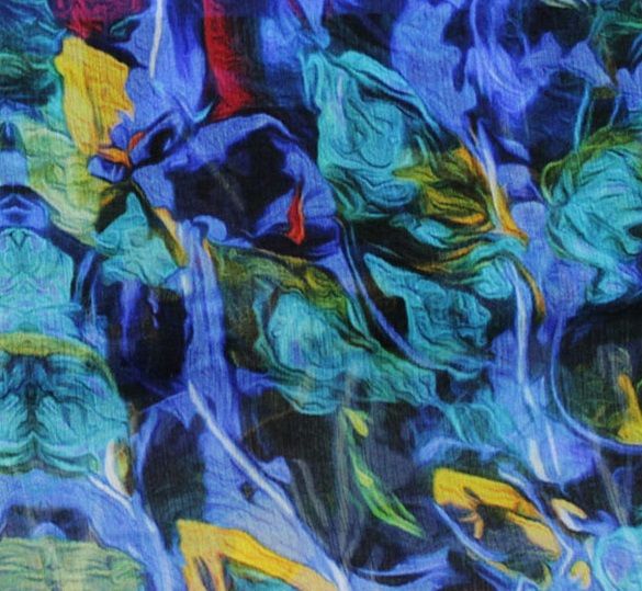 ART SILK  PONGE  - Поръбен шал от Eстествена коприна 55 Х 55 см.