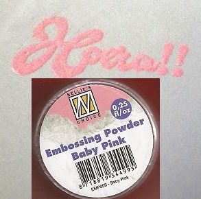Embossing powder "Baby Pink" 0,25 - Пудра за топъл ембос