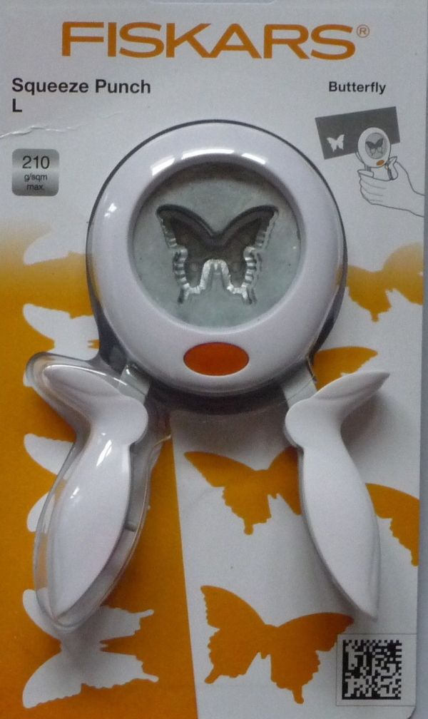 FISKARS SQUEEZE PUNCH - ПЕРФОРАТОР *  LARGE BUTTERFLY