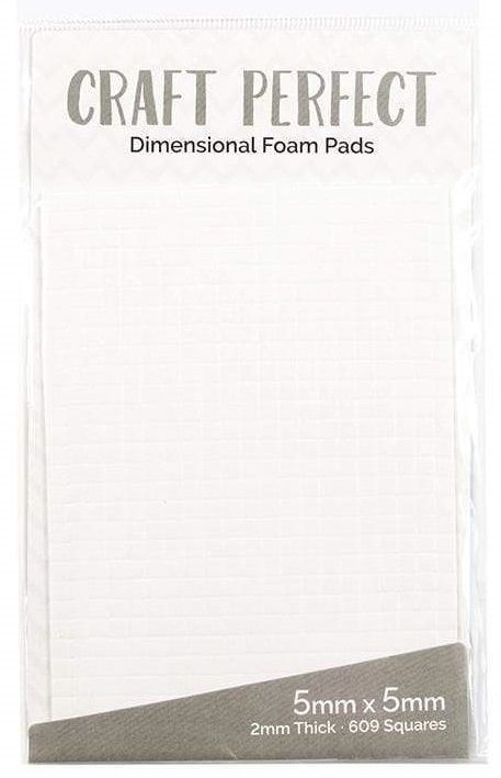 Foam Pads TONIC - 3Д двойно лепящи 5mm squares, 609бр