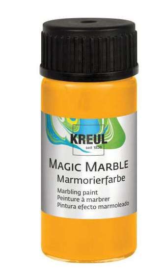 Magic Marble - Боя за мраморен ефект 20мл. - Слънчева жълта