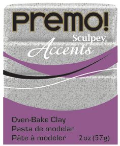 `PREMO Accents` USA - Професионална серия полимерна глина -  Gray Granite, 2oz