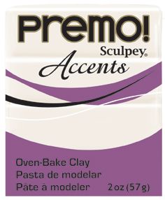 `PREMO Accents` USA - Професионална серия полимерна глина -  Pearl, 2oz