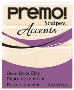 `PREMO Accents` USA - Професионална серия полимерна глина -  Translucent, 2oz