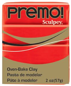 PREMO, USA - Професионална серия полимерна глина - Cadmium Red , 2oz