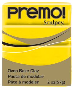 `PREMO` USA - Професионална серия полимерна глина - Cadmium Yellow , 2oz