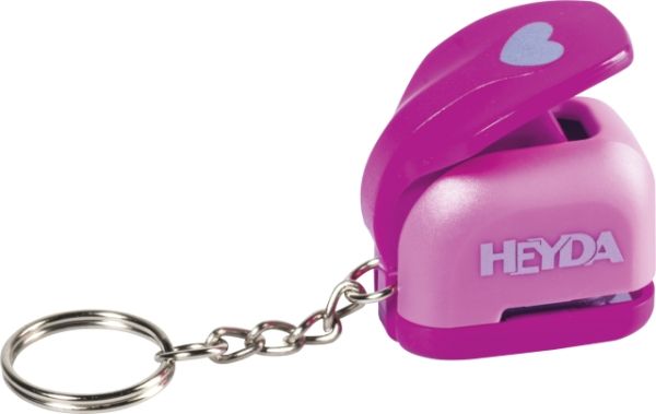 HEYDA Punch - keychain  10mm - Дизайн пънч ключодържател  СЪРЦЕ XS
