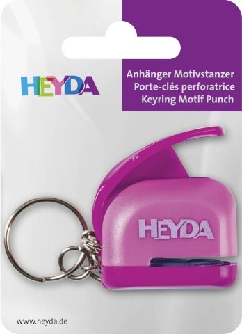 HEYDA Punch - keychain  10mm - Дизайн пънч ключодържател  СЪРЦЕ XS