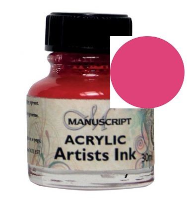 MANUSCRIPT ARTIST ACRYLIC  INK - PINK