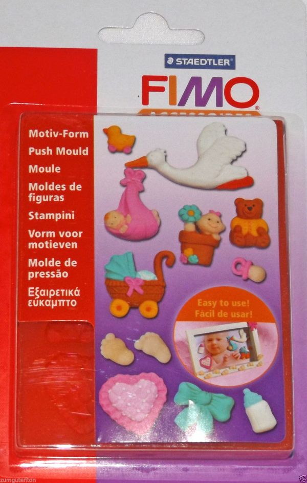 FIMO PUSH MOULDS - СИЛИКОНОВИ форми 3D отливки 