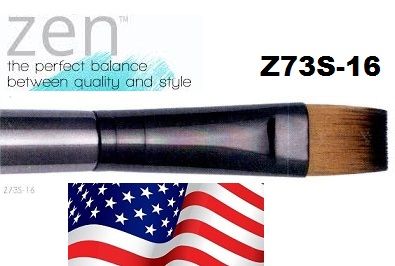 ZEN 73 Flat, USA - Профи `плоска` четка за различни техники №16