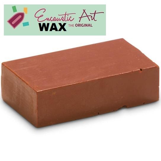 Encaustic WAX - Блокче цветен восък за Енкаустика № 14 YELLOW BROWN-10гр