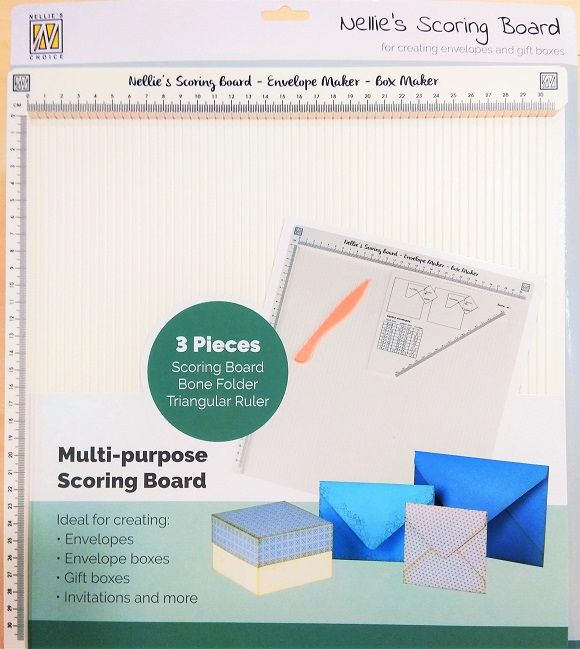 NELLIES SCORING BOARD XL – ГОЛЯМ Крафт борд за биговане / изработка на пликове,кутии