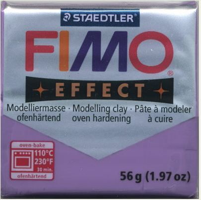 FIMO EFFECT - ПОЛИМЕРНА ГЛИНА Translucent Purple 604