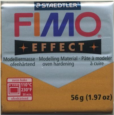 FIMO EFFECT - ПОЛИМЕРНА ГЛИНА Metallic Gold 11
