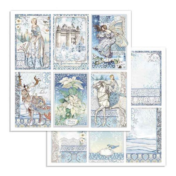 STAMPERIA, Winter Tales - Дизайнерски скрапбукинг картон 30,5 х 30,5 см.