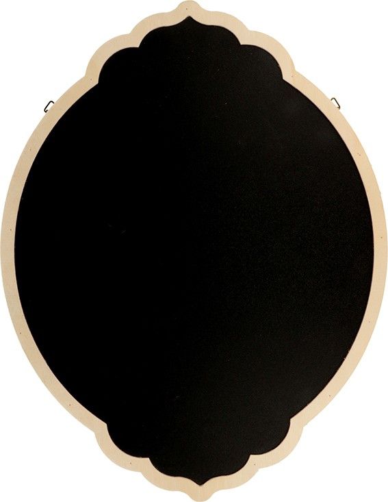 DECO FRAME/BLACKBOARD  - Дървена рамка/черна дъска - 35х27/0.5 см.