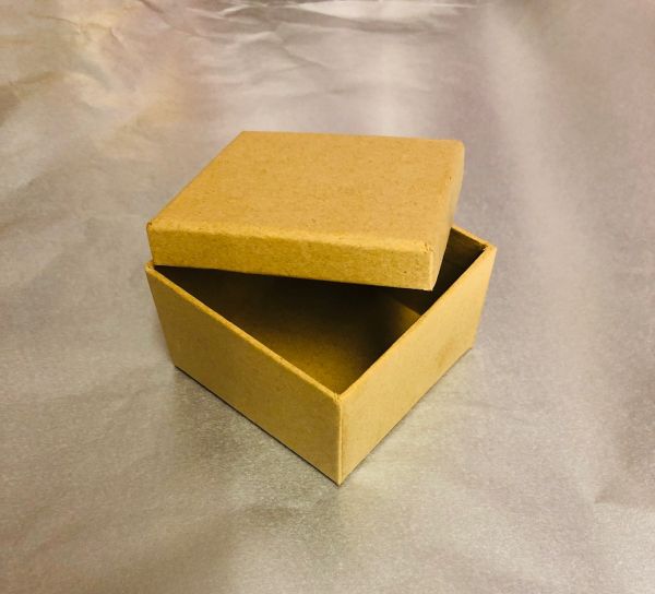 CRAFTBOX  - папие маше кутийка квадрат 7,5см х 4.5 