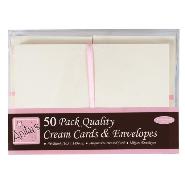 IVORY cards & envelopes С6  - 50  картички и пликове 105 x 148 ШАМПАНСКО - PROMO!