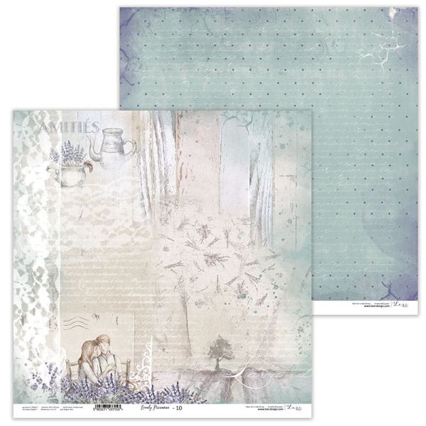 Lexi Design, Paper - Lovely Provence 10 - Дизайнерски двустранен картон 30,5 х 30,5 см. 