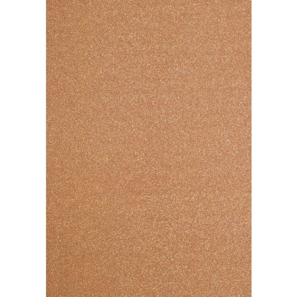 Florence • Glitter paper A4 250g Copper - Глитер картон 250 гр. А4