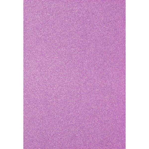 Florence • Glitter paper A4 250g Lavender - Глитер картон 250 гр. А4