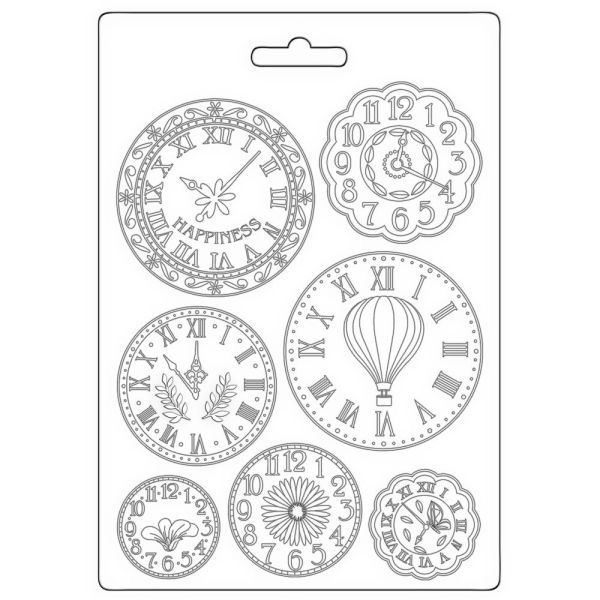 SOFT MOULDS Stamperia A5 - Welcome Home Clocks